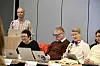 Merethe Lervåg var blant de som grep ordet i kommunestyret.