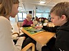 Thelma Ellingsen Kornerud og Alexander Myhre spilte med Sylvia Overmo.