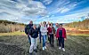 Godt fornøyd med møtes var Trine Laumann (f.v), Erik Kristoffersen, Robert Busch, Audhild Bang Rande, Magnar Bøkestad, Olaug Mikalsen, Marit Dille og Britt Helstad.