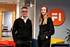 – Jeg ser fram til å jobbe sammen med teamet i Fremtidens Industri, sier Mariell Ulla Toven, styreleder i Maritimt Forum Midt-Norge. Her sammen med Bjørn Damhaug, daglig leder i Fremtidens Industri