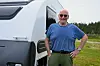 Asle Ramfjor (70) tar turen til Kolvereid Familiecamping hvert år.