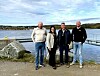 Styret i HYD Power AS. Fra høyre: Håvard Sandnes, Børge Lorentzen, Andrea Nogva-Johansen og Lasse Berg,