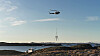 To timer tok jobben med å flytte fyrlykta fra Arvika om bord i O/V Hekkingen.