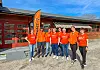 - Vi venter på dere! Det er bare å komme innom, sier Grete Volan (f.v.), prosjektleder Vigdis Hjulstad Belbo, Hilde Østvik, Ann Holmøy, Eva Bartnes, Gro Janne Søreng, Ragnhild Brønstad Parnas og Ann Kristin Aardal.