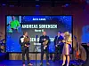 En overrasket Andreas Sørensen fikk tildelt høythengende heder.