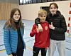 Elevrådet - her representert ved Una Sinkaberg Johnsen, Magnus Nyheim Pettersen og Lukas Solum var godt fornøyd med kanonballturneringen de hadde tatt initiativ til.