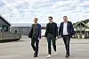 - Et viktig steg i riktig retning for næringslivet, sier Kenneth Brandsås som er adm.dir i Tensio (f.v), leder av hovedutvalg næring i Trøndelag fylkeskommune Per Olav Skurdal Hopsø og ordfører i Nærøysund, Amund Hellesø.