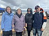 Anastasia Kontsikovska, Olena Kontsikovska, Liydmila Lusno og Valeriy Shapolov ventet på kongen.