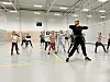 Maja Meisfjord fra Balance ledet ungene i en heftig jazzdans.