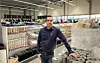 Butikksjef Tom André Bondø var godt fornøyd med publikstrømmen på åpningsdagen.