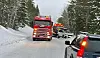 I Bindal førte lørdagens væromslag til vanskelige kjøreforhold.