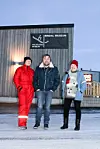 Leder i Bindal bygdetuns venner, Eva Otervik, sekretær Odd Walter Bakksjø, og styremedlem Berit Eide ser fram til julemarkedet som arrangeres førstkommende helg.