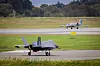 Norsk F-35A og finsk Gates Learjet på Ørland flystasjon