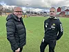 Leif Inge Solberg og Eskild Semb i banekomiteen håper at noen pensjonister har lyst til å bidra med litt vaktmestertjenester.