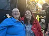 Hilde-Sofie Haugslett og Hilde Anta Kongensøy storkoste seg på fest.
