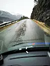 Veien fra Årsandøy til Terråk er under en hver kritikk.