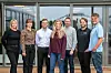 Det nye styret og daglig leder i InnovArena: Merete Løvmo, Kristine Fagerland, Jakob Mo, Ragnhild Andersen, Ragnar Sæternes, Martin Hellesø og Torkil Marsdal Hanssen. Kristina Savic var ikke til stede når bilde ble tatt.