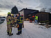 Ingen brannskade på hus takket være rask reaksjon fra huseier og rask uttrykning på brannvesen.