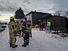 Ingen brannskade på hus takket være rask reaksjon fra huseier og rask uttrykning på brannvesen.