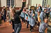 Nå blir det på nytt Lys Våken i kirka. Bildet er fra dansetreningen under fjorårets arrangement.