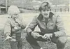 Annfrid Johnsen deltok i ringspillet sammen med pappa.