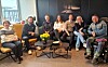 Her er hele teamet samlet. Fra venstre: Anne Grethe Edvardsen - Rørvik Rotary, Geir Vidar Nubdal - LYKT foto og film, Jonas Williksen - Namdalskysten næringsforening, Stine Barstad Holm - Nærøysund kommune, Andreas Karlsen - Grong Sparebank, Turid Finne - PKOM, og Brynjulf Flasnes - Nærøysund idrettsråd.