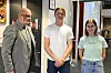 Edvin Valla blir gjerne Nærøysund neste ordfører. Her med Steinar Aspli og Emma Nordheim fra Sp.