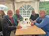 Jostein Riseth, Simon Hanssen, Ola Sandnes og Stein Hestvik ble til sutt vinnerlaget, sammen med Øystein og Kjetil Moe, som ikke var tilstede da bilde ble tatt.