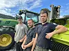 Unge bønder ser framover: Sondre Skaftnesmo, Emil Volden og Torgrim Dekkerhus.
