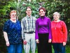 Fra venstre: lærer Bodil Stavrum, Kim Ulsund, Aud Kristine Horseng, lærer Unni Hofstad.