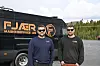 Daglig leder Olav Andre Fjær (t.v.) og Steinar ( Stereo) Pedersen er eierne av Fjær Maskinservice AS.