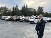 Gamle fritidsbåter står klare til å miljøsaneres hos Viking Ottersøy.