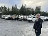 Gamle fritidsbåter står klare til å miljøsaneres hos Viking Ottersøy.