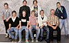 Bak fra venstre Håkon Tryggvang Larsen, Torbjørn Brevik, Tommy Settnøy og Daniel Blikø Grande. Foran: Jørn Inge Nogva, anonym, anonym, Johan-Christian Settnøy og lærer Gjert Erik Grande. Johan Rikard Ulsund var ikke med på bildet.
