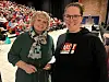Kulturarbeider Kari Leirvik Hestad og konstituert kultursjef Stine Barstad Holm kan smile over besøkstallene de siste ukene.