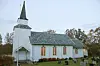 Lund kirke har elementer i seg fra den gamle kirka på Kolvereid.