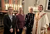 Bente Nyheim, Elin Sandnesaunet og Brynhild Løenh ii minnefondet har hatt både ideen og ikke minst fått inn sponsormidler for å få prosjektet realisert. Hermed prest Donata Faustmann.
