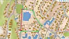Strekningen merket med rødt blir sperret mellom 10.50 og 13.30 på torsdag 21. april. Omkjøring er merket med grønt