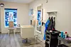 Den nye salonger er lys og pen.