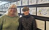 Lærer ved 7-trinn på Rørvik skole Gry Grunnan og elev Olai Flosand Kvisterø syntes at dette var et spennende prosjekt.