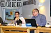 Ordfører Britt Helstad og Knut Toresen skal bidra i en ny form for budsjettarbeid dette året.
