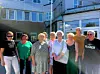 Her er gjengen som skal lose kommunen gjennom en kultivert høst. Fra venstre; Gerd Toril Aune, Torunn Neerland, Kari Hestad, Gunvor Fjær, Heidi Arnøy, Turid Møllersen, Ann Krisitn Avdem, Hans Willhelm Thorsen, og Brit Karin Theimann.