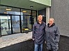 Prosjektleder Magnus Øien Paulsen og eiendomssjef Sissel Gjeset ønsker flere aktører velkommen til Marøystranda næringspark.