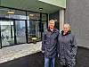 Prosjektleder Magnus Øien Paulsen og eiendomssjef Sissel Gjeset ønsker flere aktører velkommen til Marøystranda næringspark.