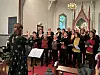 Njård sang blant annet 'Flyg avsted'.