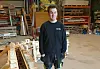 Daniel S. Lien tok nylig fagbrevet innen betong etter å ha vært i lære hos Totalbygg.