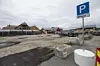 Dette området vil tjene som parkeringsplass i sommer.