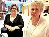 Tove Skjønberg og Monica Halvorsen frykter for hele Foldereid-grendas framtid om møteplassene fjernes. De gir seg ikke før det blir vann i bassenget.