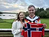 Brita er glad for å kunne ta i mot Espen.