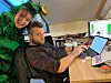 Redaktøren har blitt helt julegal og det er det ikke alle ansatte som setter pris på.